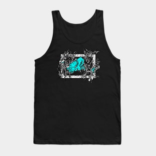 Abstract Sky City Tank Top